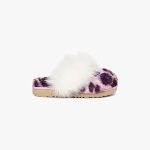 Ugg Cozy II Leopard Tofflor Barn Vita/Rosa/Svarta (825714ZSR)